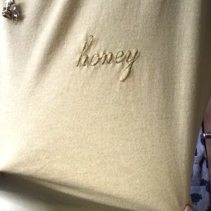 Yellow brandy Melville honey shirt